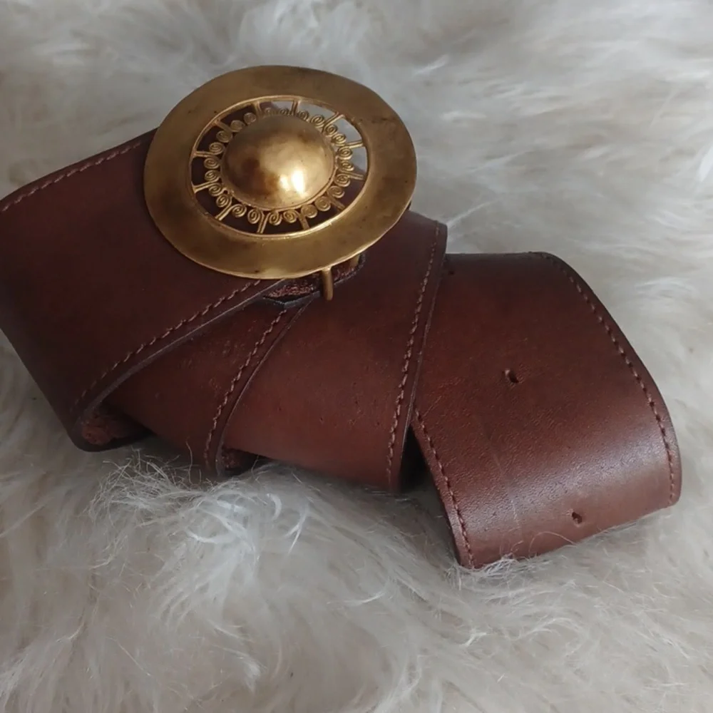 Brown Leather Belt